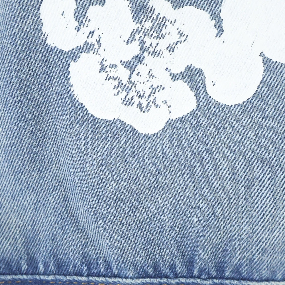 DENIM TEARS(デニムティアーズ) ×LEVI'S TYPE-2 ALL OVER WREATH LIGHT WASH リーバイス オールオーバーフラワー柄デニムジャケット Gジャン インディゴ PC9-A2318-0003