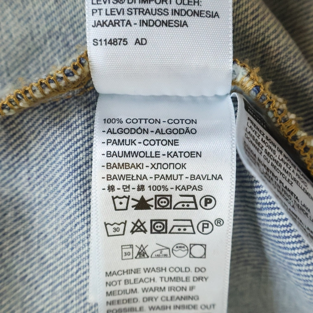 DENIM TEARS(デニムティアーズ) ×LEVI'S TYPE-2 ALL OVER WREATH LIGHT WASH リーバイス オールオーバーフラワー柄デニムジャケット Gジャン インディゴ PC9-A2318-0003