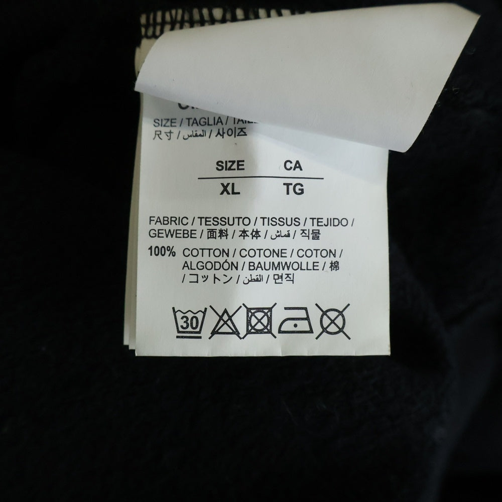 OFF-WHITE(オフホワイト) 20SS Tape Arrow Hoodie テープロゴ プルオーバースウェットパーカー フーディー ブラック OMBB037R20E300002