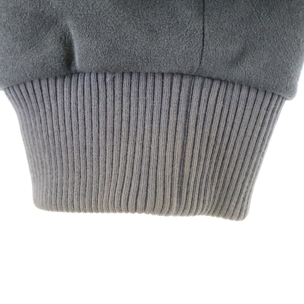 BIRTH OF ROYAL CHILD(バースオブロイヤルチャイルド) Cashew Blossom Pearl Zipper Hoodie ペイズリー柄 パール装飾 ジップアップスウェットパーカー フーディー グレー