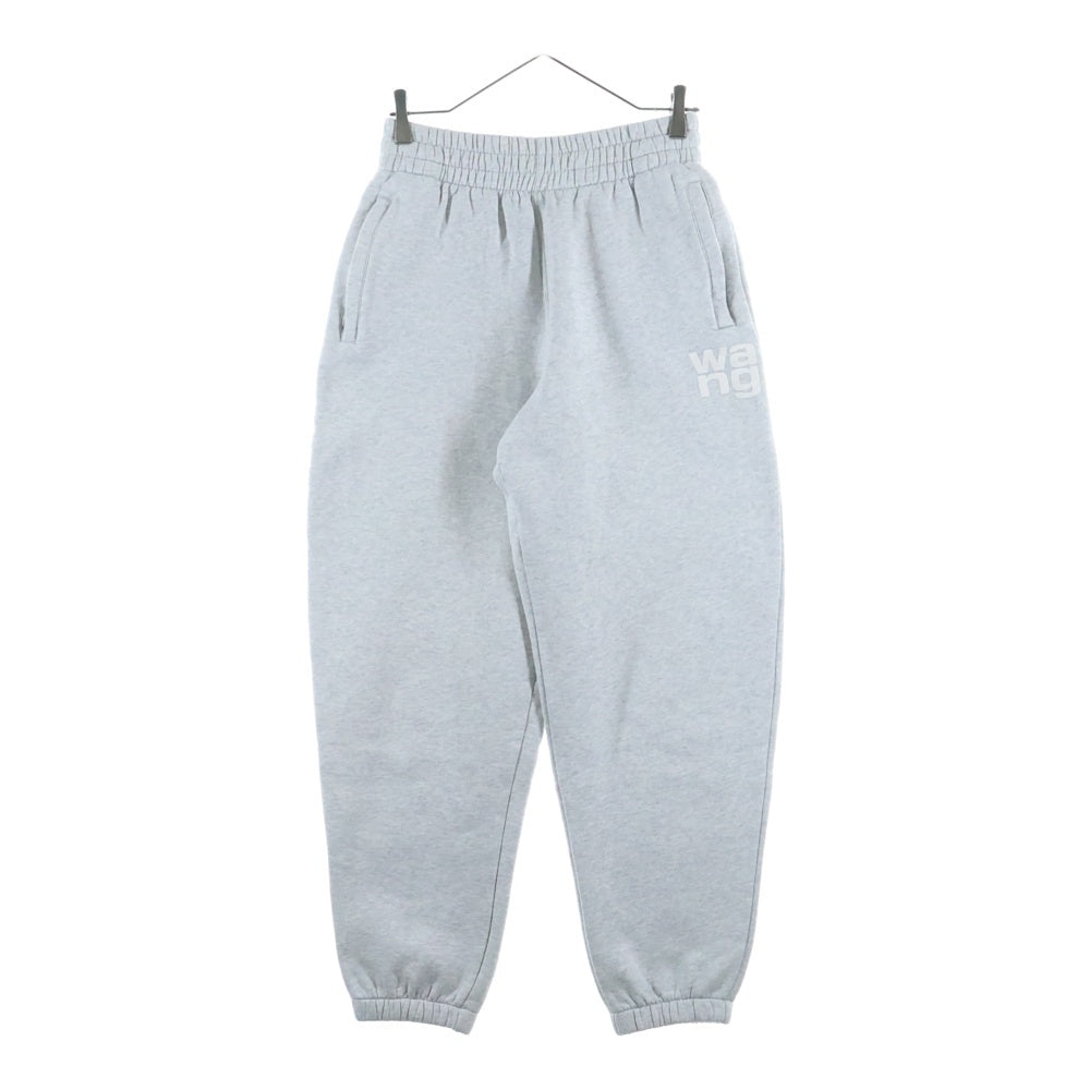 ALEXANDER WANG(アレキサンダーワン) Jogger Pants wangロゴプリント スウェットパンツ グレー