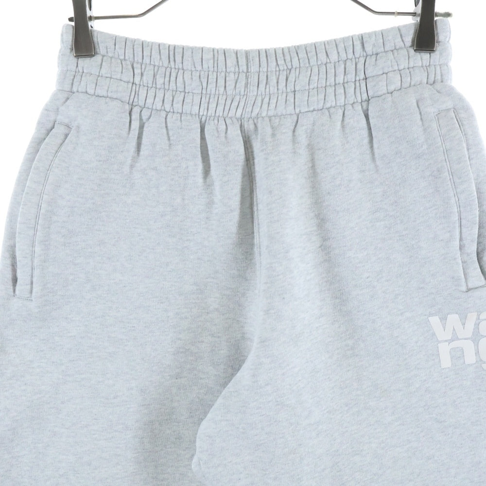 ALEXANDER WANG(アレキサンダーワン) Jogger Pants wangロゴプリント スウェットパンツ グレー