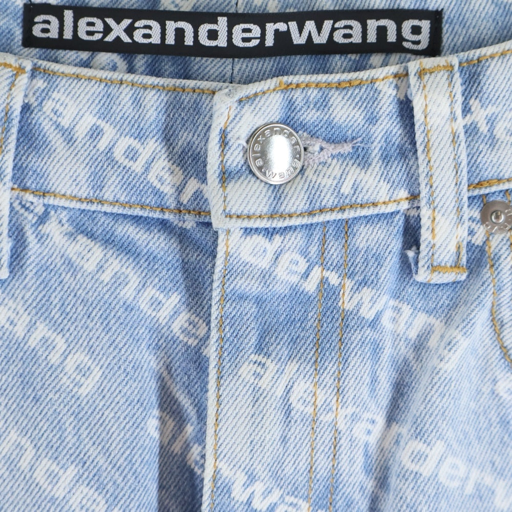 ALEXANDER WANG(アレキサンダーワン) Denim Jeans 総柄 グラデーションデニムパンツ インディゴ