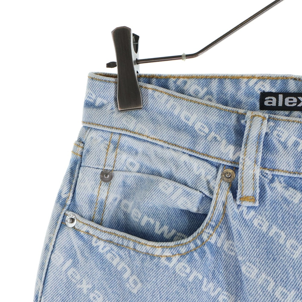 ALEXANDER WANG(アレキサンダーワン) Denim Jeans 総柄 グラデーションデニムパンツ インディゴ