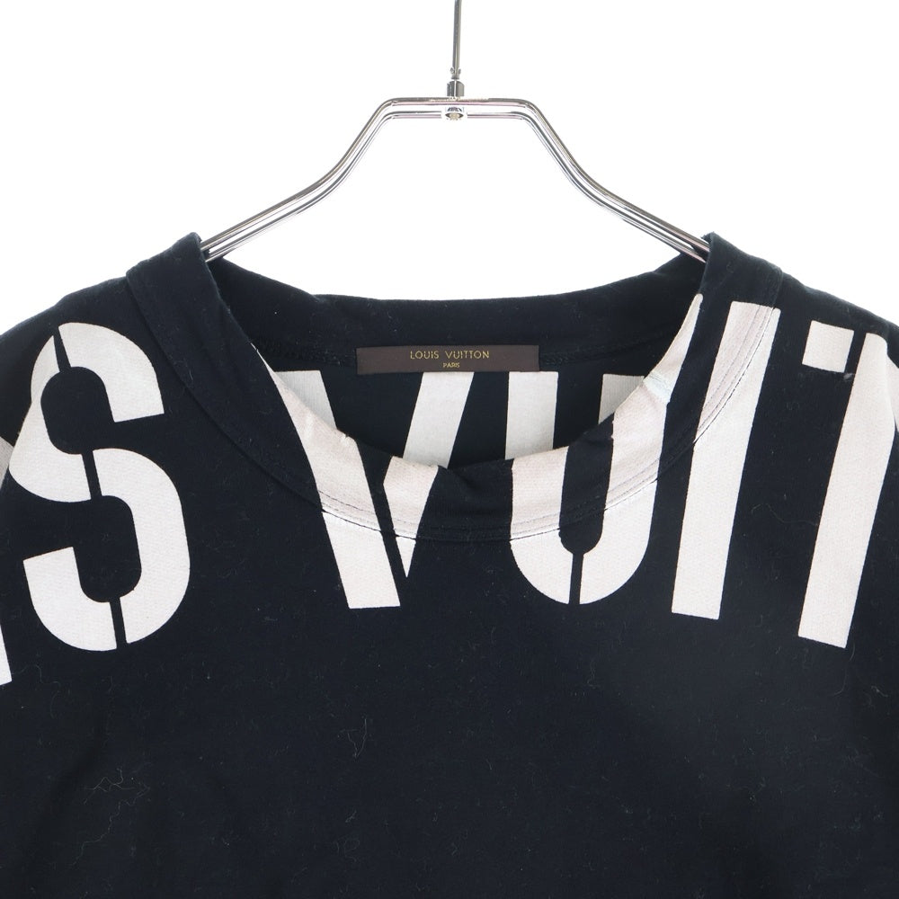 LOUIS VUITTON(ルイヴィトン) 17AW ×Fragment Design T-Shirt フラグメントデザイン スウェット半袖Tシャツ ブラック RM172M JIU HDY32W