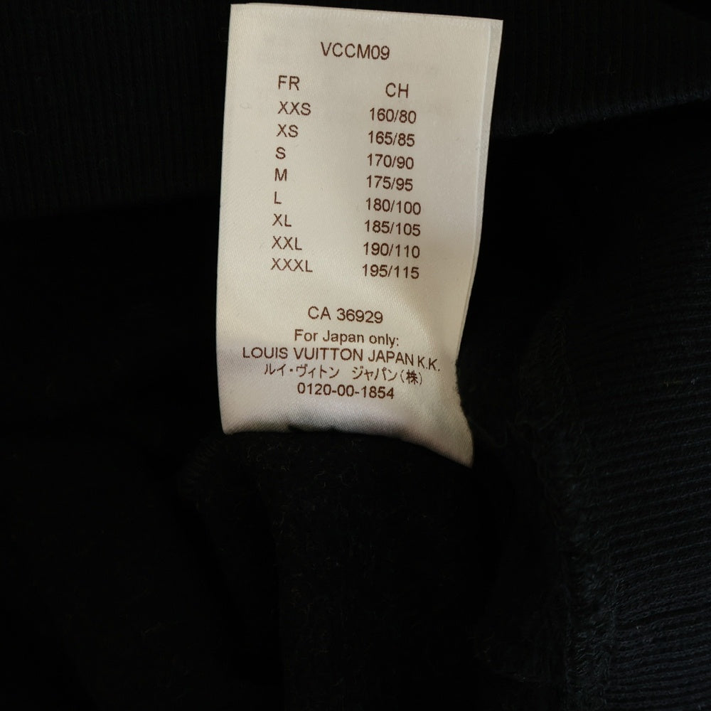 LOUIS VUITTON(ルイヴィトン) 17AW ×Fragment Design T-Shirt フラグメントデザイン スウェット半袖Tシャツ ブラック RM172M JIU HDY32W