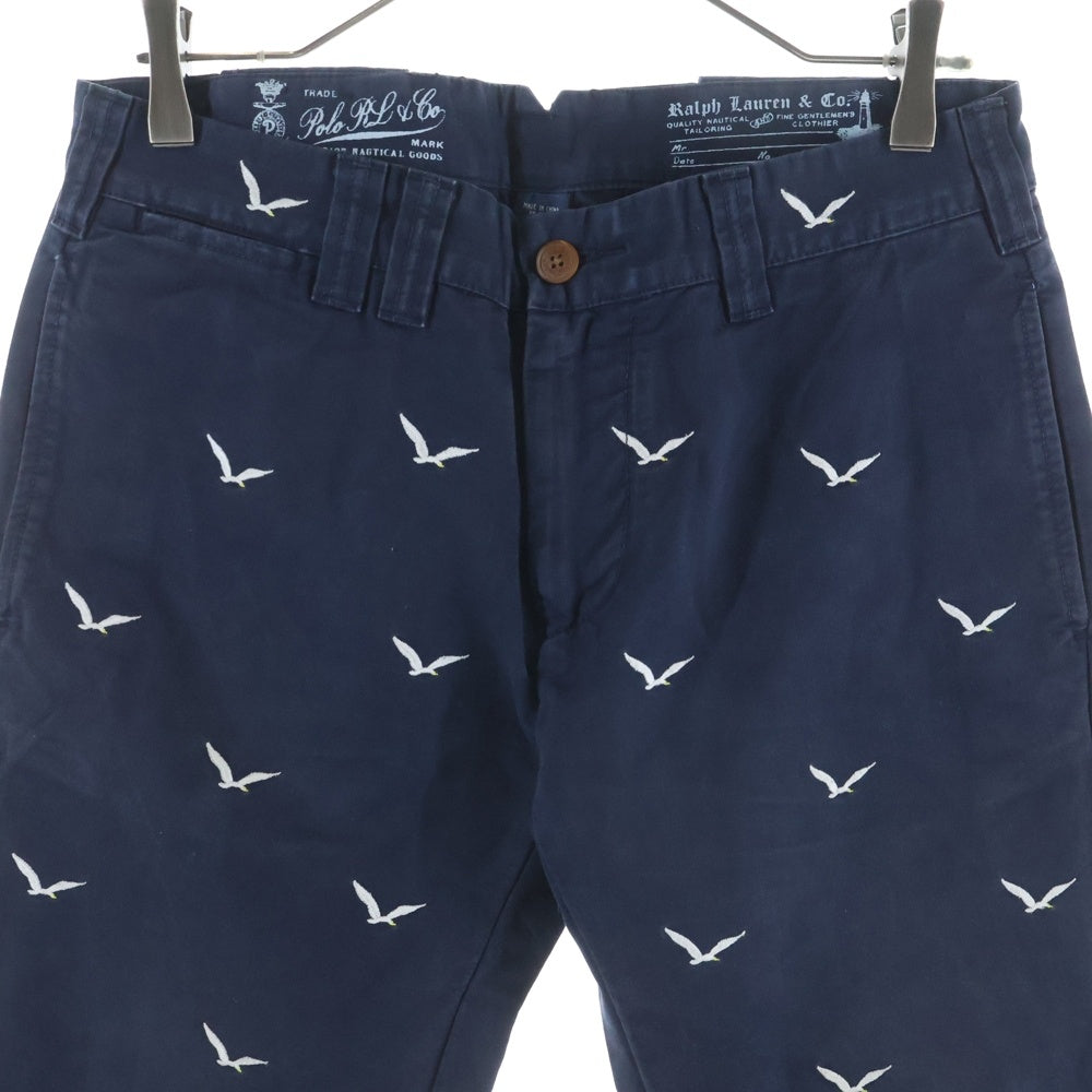 RALPH LAUREN(ラルフローレン) Chino Pants バード刺繍 チノパンツ ネイビー 4812345ACFZ