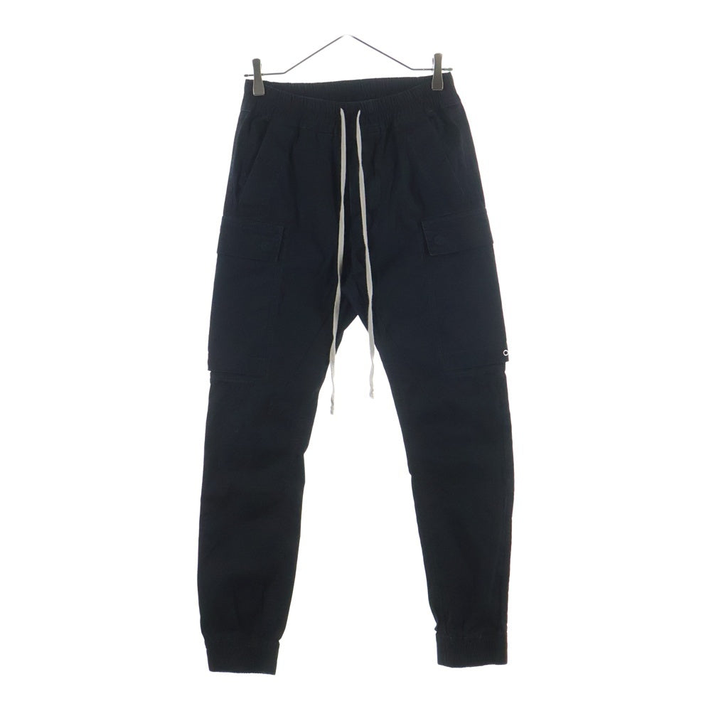 Rick Owens(リックオウエンス) 19SS Cargo Jog カーゴジョグ ドローストリングパンツ ブラック RU19S2396-TE
