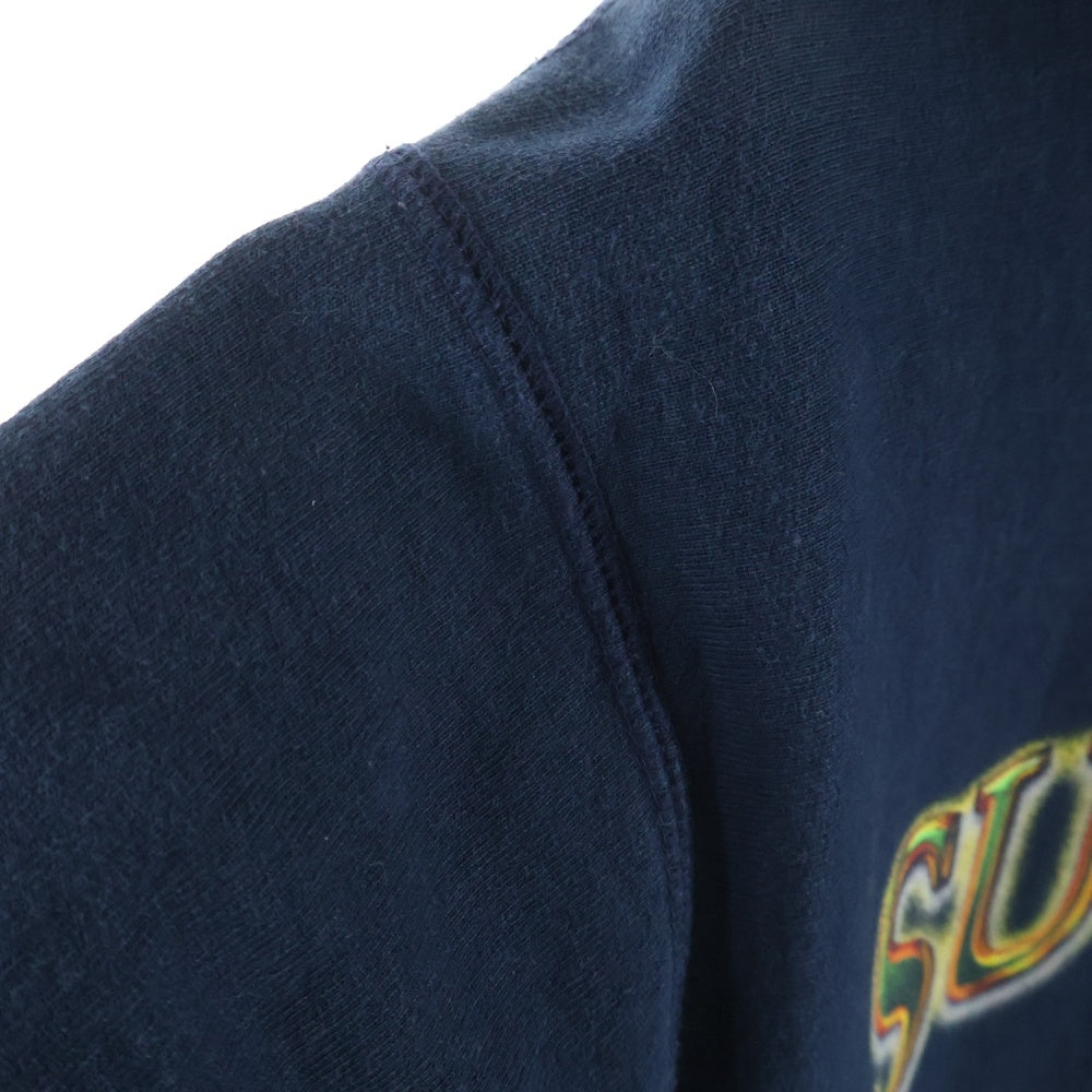 SUPREME(シュプリーム) 16AW Metallic Arc Hooded Sweatshirt メタリックアーチロゴ プルオーバースウェットパーカー フーディー ネイビー