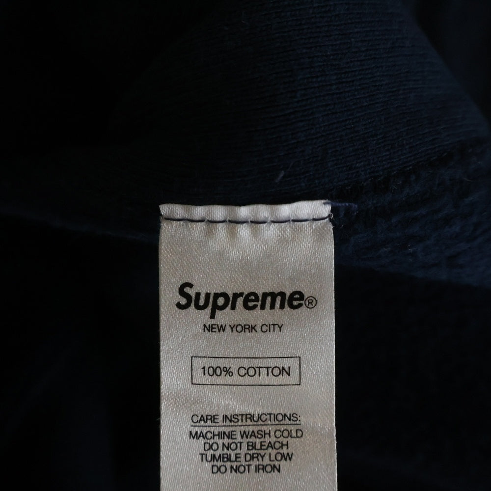 SUPREME(シュプリーム) 16AW Metallic Arc Hooded Sweatshirt メタリックアーチロゴ プルオーバースウェットパーカー フーディー ネイビー