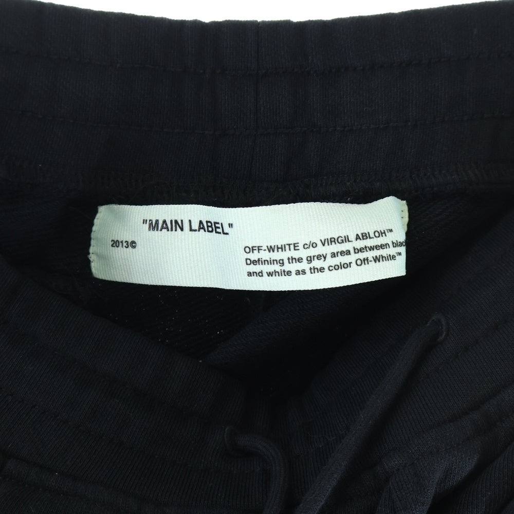 OFF-WHITE(オフホワイト) 18AW Stripe Sweat Pant ストライプ スウェットパンツ ブラック OMCH008E18A20001