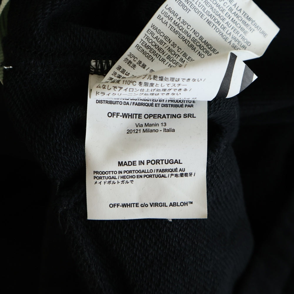 OFF-WHITE(オフホワイト) 18AW Stripe Sweat Pant ストライプ スウェットパンツ ブラック OMCH008E18A20001