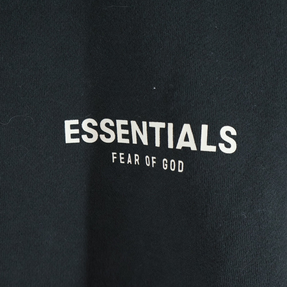 FEAR OF GOD ESSENTIALS(フィアオブゴッド エッセンシャルズ) HOODIE FLOWER PHOTO バックフォトプリント プルオーバースウェットパーカー フーディー ブラック