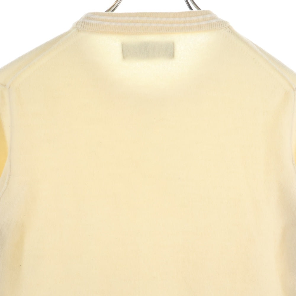 STONE ISLAND(ストーンアイランド) Logo Patch Knit Sweater ロゴパッチ クルーネックニットセーター アイボリー