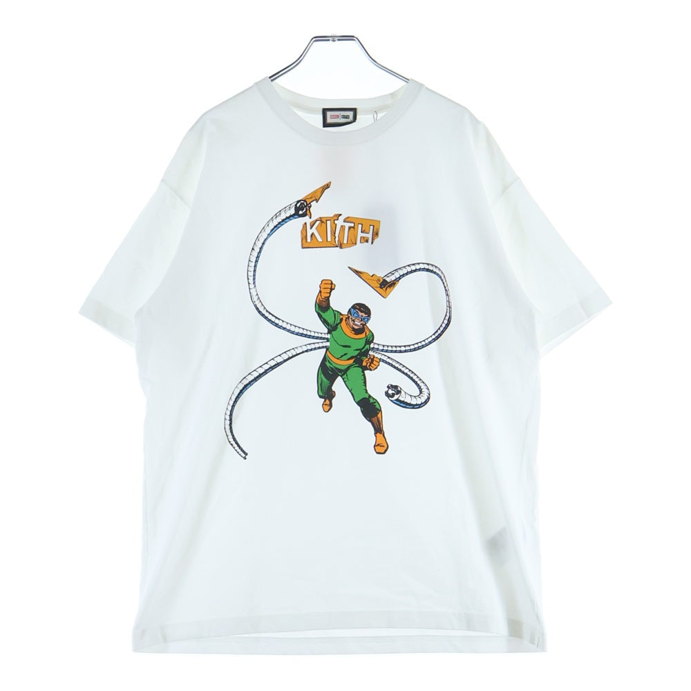 KITH(キス) ×MARVEL Otto Tee マーベル オット フロントロゴプリント半袖Tシャツ カットソー ホワイト