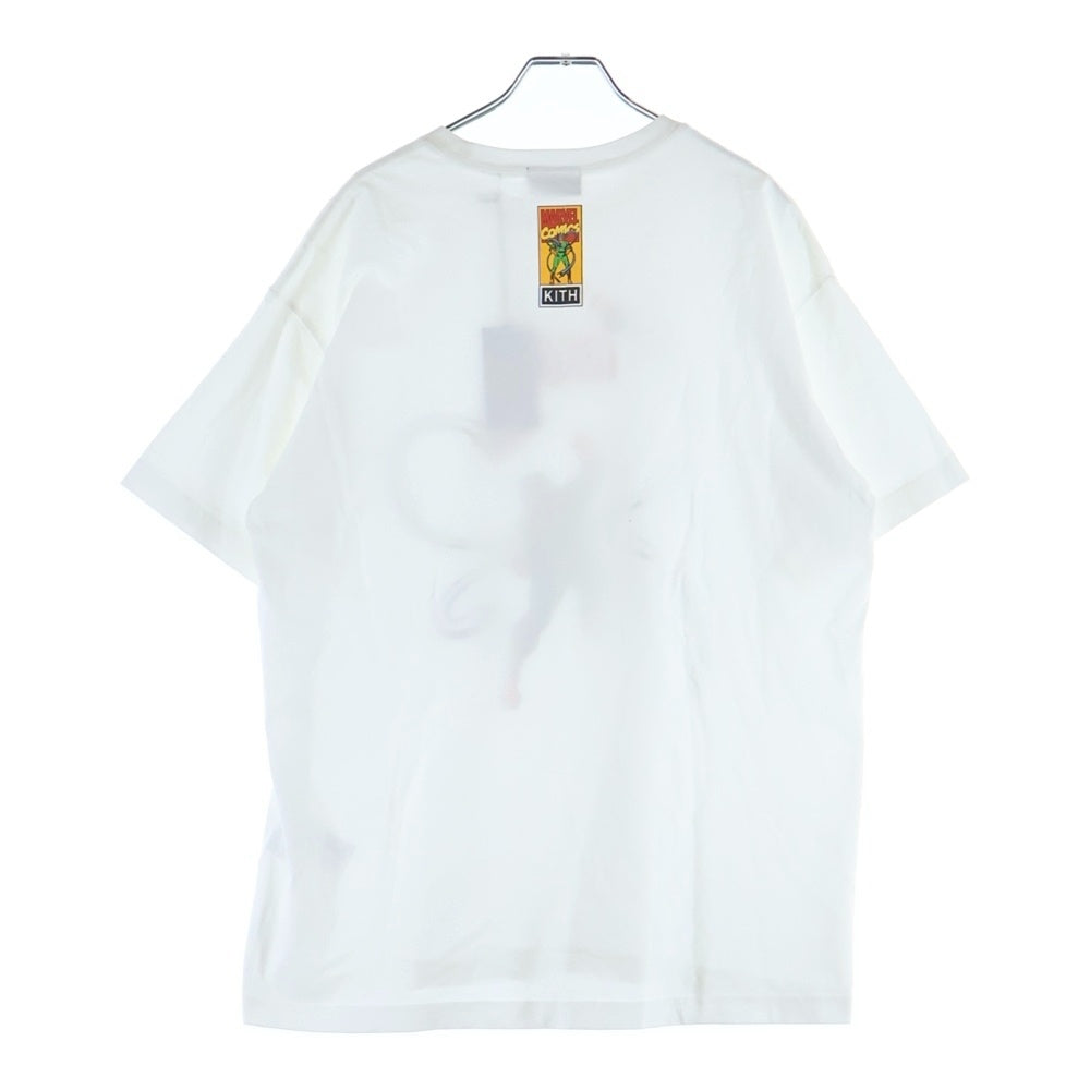 KITH(キス) ×MARVEL Otto Tee マーベル オット フロントロゴプリント半袖Tシャツ カットソー ホワイト