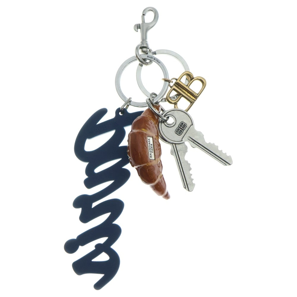 BALENCIAGA(バレンシアガ) Tourist Paris Croissant Charm/Keychain クロワッサン キーチャーム キーホルダー マルチ