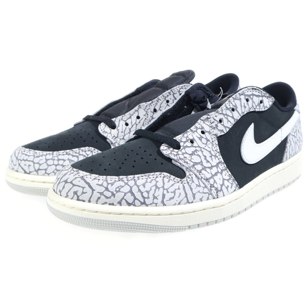 NIKE(ナイキ) AIR JORDAN 1 RETRO LOW OG BLACK CEMENT エアジョーダン レトロ ブラックセメント ローカットスニーカー グレー/ブラック US10/28cm CZ0790-001