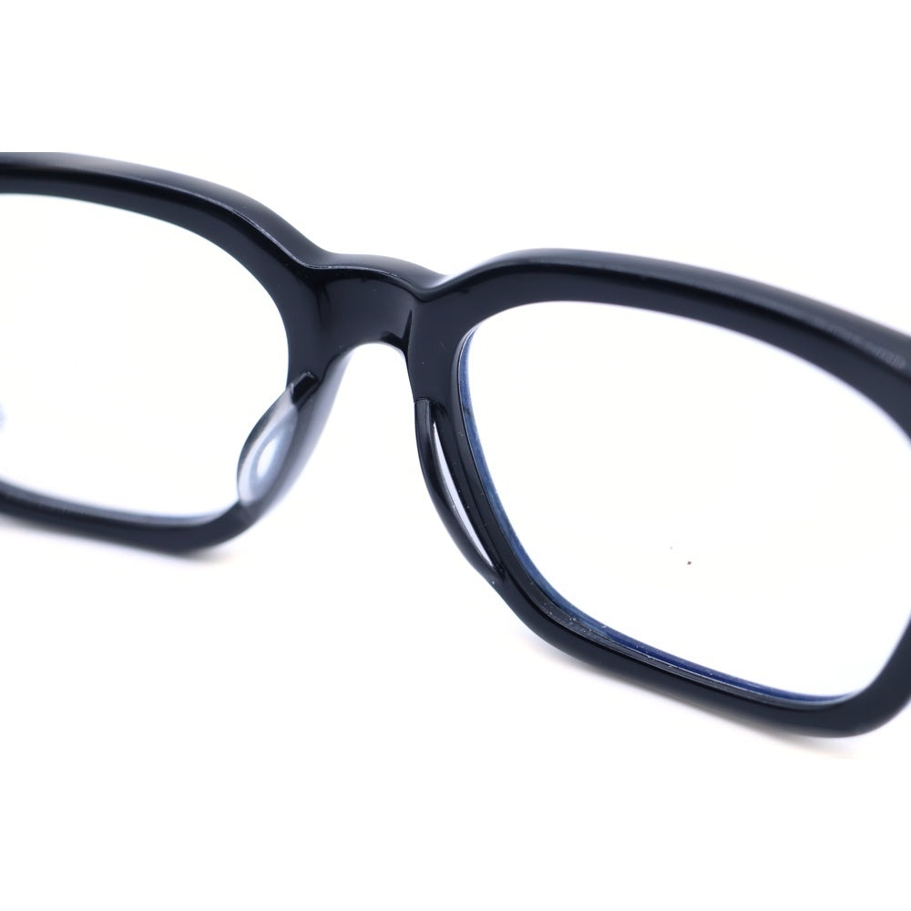 CHROME HEARTS(クロムハーツ) COX UCKER CHクロステンプル ウェリントンフレーム サングラス アイウェア メガネ ブラック/シルバー