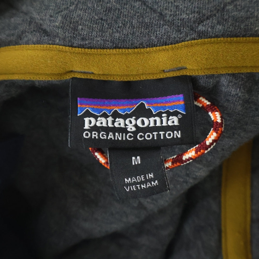 PATAGONIA(パタゴニア) 17AW Organic Cotton Quilt Snap-T オーガニックコットン キルトスナップT プルオーバー グレー 25371 FA17