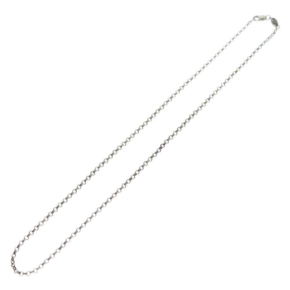 CHROME HEARTS(クロムハーツ) NECKCHAIN R16 ロールチェーンネックレス 16inch シルバー BCA082