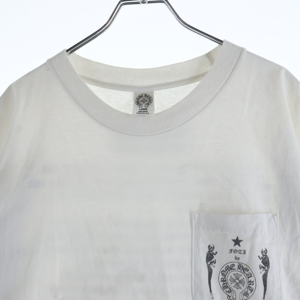 CHROME HEARTS(クロムハーツ) OLD FOTI S/S Tee オールドモデル フォティ マハリア フロント フォトプリント 半袖Tシャツ ホワイト