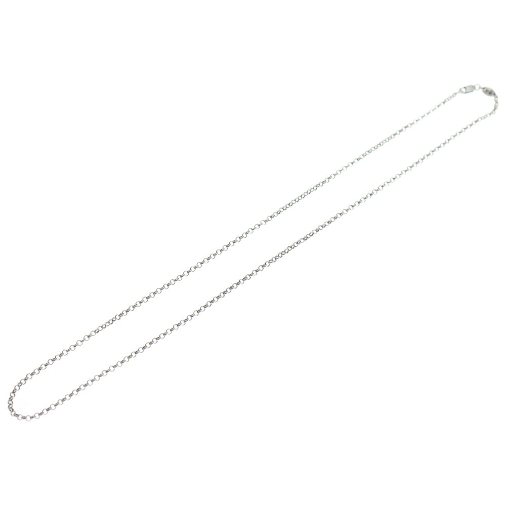 CHROME HEARTS(クロムハーツ) NECKCHAIN R20 ロールチェーンネックレス 20inch シルバー BCA084 レディース