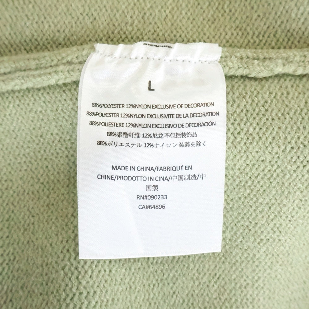 FEAR OF GOD ESSENTIALS(フィアオブゴッド エッセンシャルズ) Logo Knit Hoodie ソリッドスウェットフーディー プルオーバーパーカー カーキ