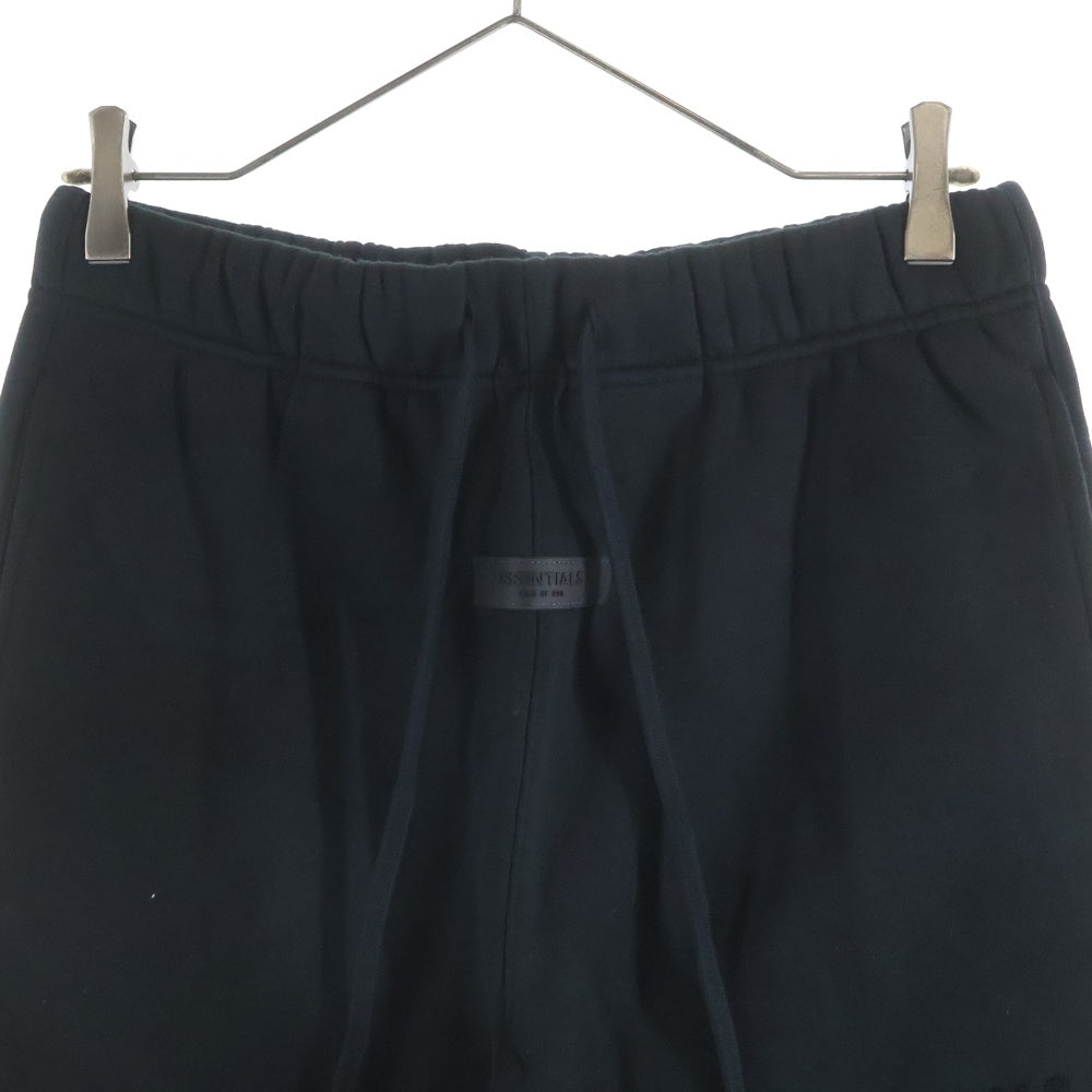FEAR OF GOD ESSENTIALS(フィアオブゴッド エッセンシャルズ) Logo Sweat Pants フェルトロゴ ドローコード スウェットパンツ ブラック