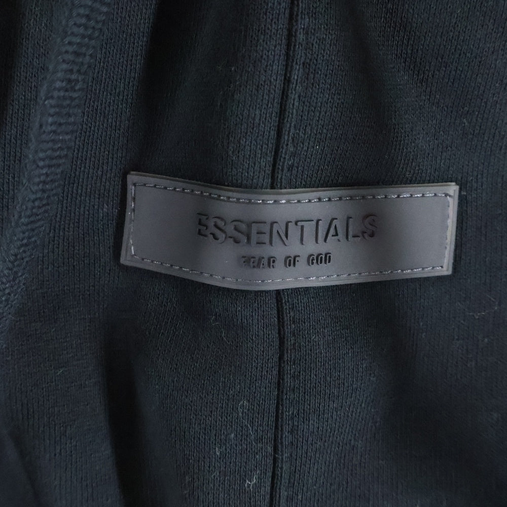 FEAR OF GOD ESSENTIALS(フィアオブゴッド エッセンシャルズ) Logo Sweat Pants フェルトロゴ ドローコード スウェットパンツ ブラック