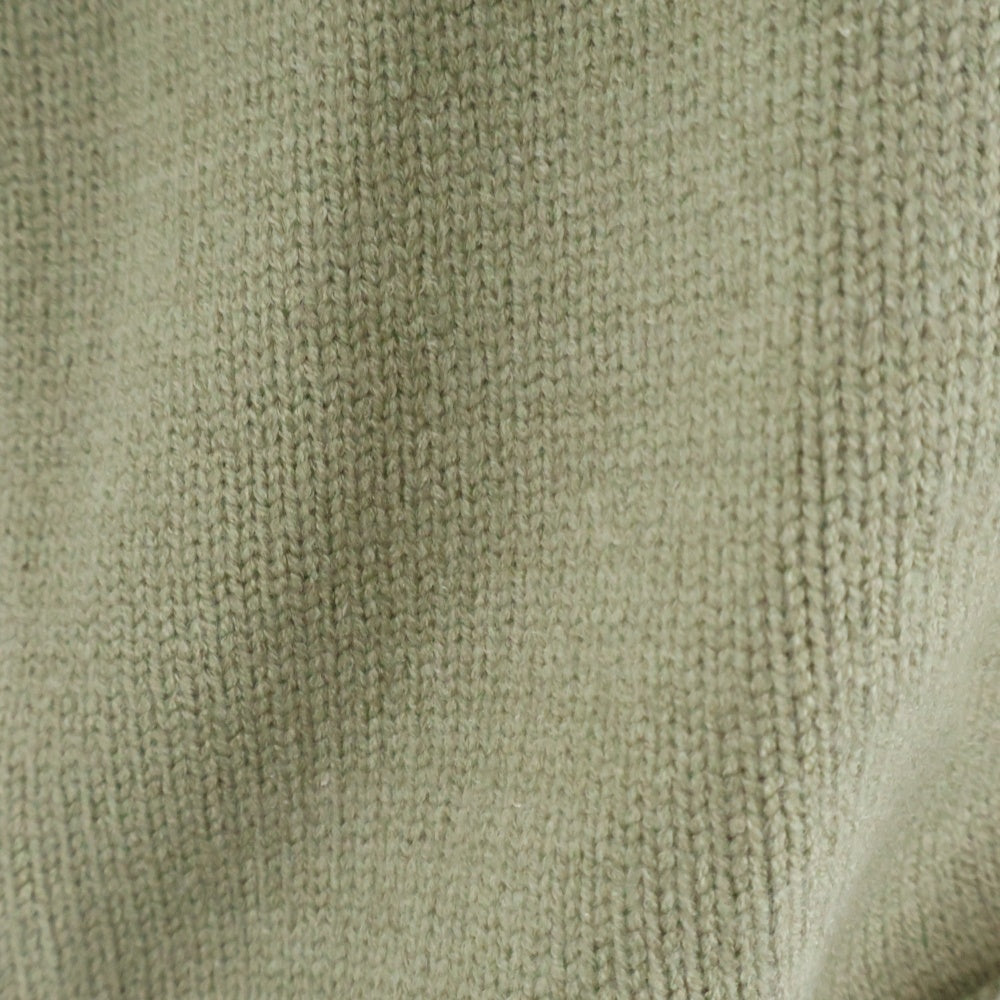 FEAR OF GOD ESSENTIALS(フィアオブゴッド エッセンシャルズ) Logo Knit Hoodie ソリッドスウェットフーディー プルオーバーパーカー カーキ
