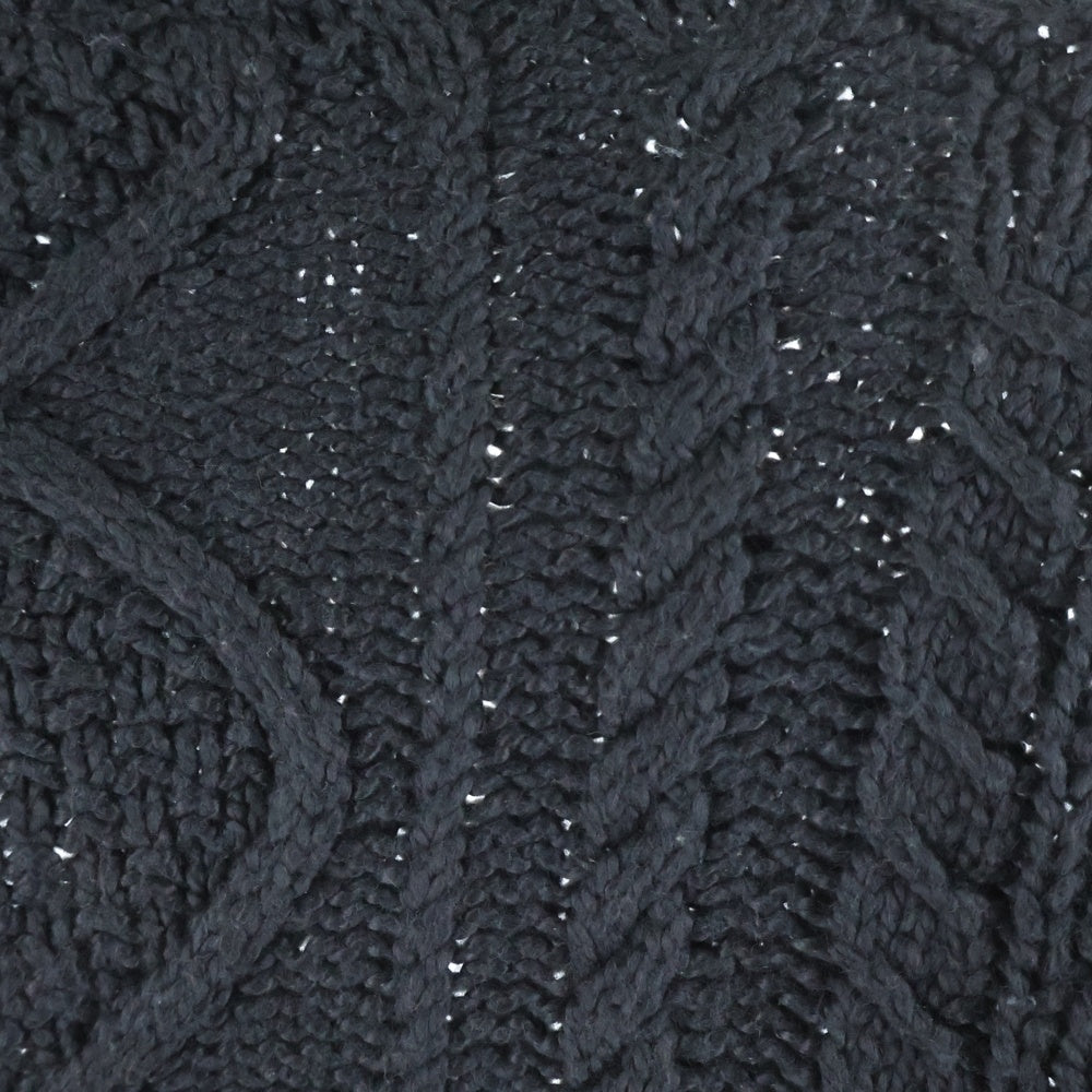 FEAR OF GOD ESSENTIALS(フィアオブゴッド エッセンシャルズ) CABLE KNIT SWEATER オーバーサイズ ハイネック ケーブルコットンニット セーター ダークグレー