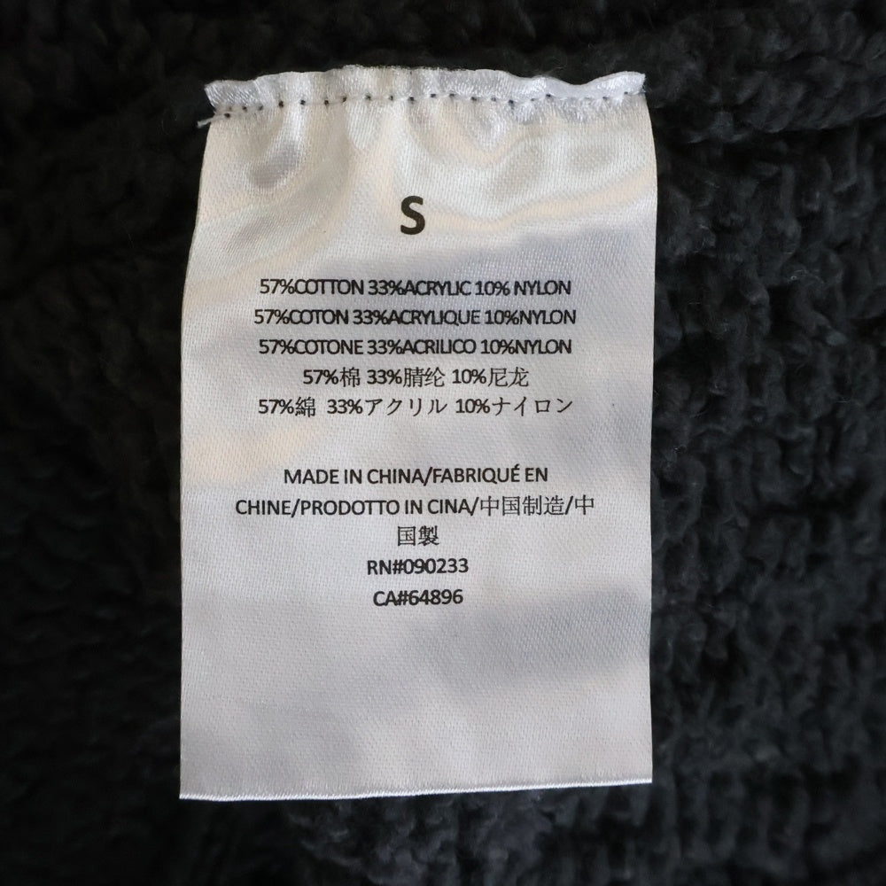 FEAR OF GOD ESSENTIALS(フィアオブゴッド エッセンシャルズ) CABLE KNIT SWEATER オーバーサイズ ハイネック ケーブルコットンニット セーター ダークグレー