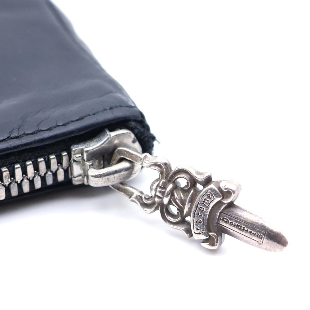 CHROME HEARTS(クロムハーツ) MATTY BOY CHOMPER LEATHER WALLET マッティボーイ ダガージップ チョンパー レザーウォレット ブラック