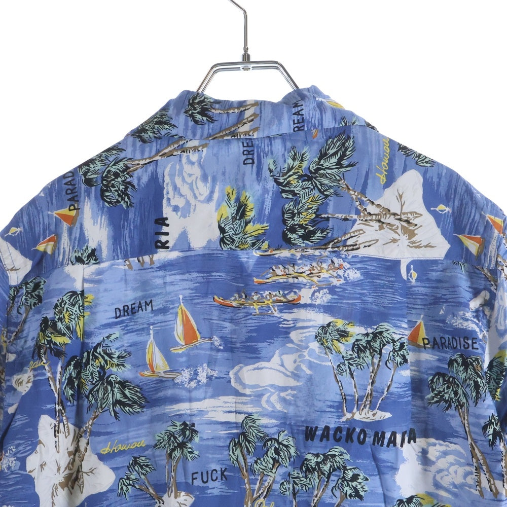 WACKO MARIA(ワコマリア) 25SS HAWAIIAN SHIRTS ハワイアン 半袖シャツ ブルー