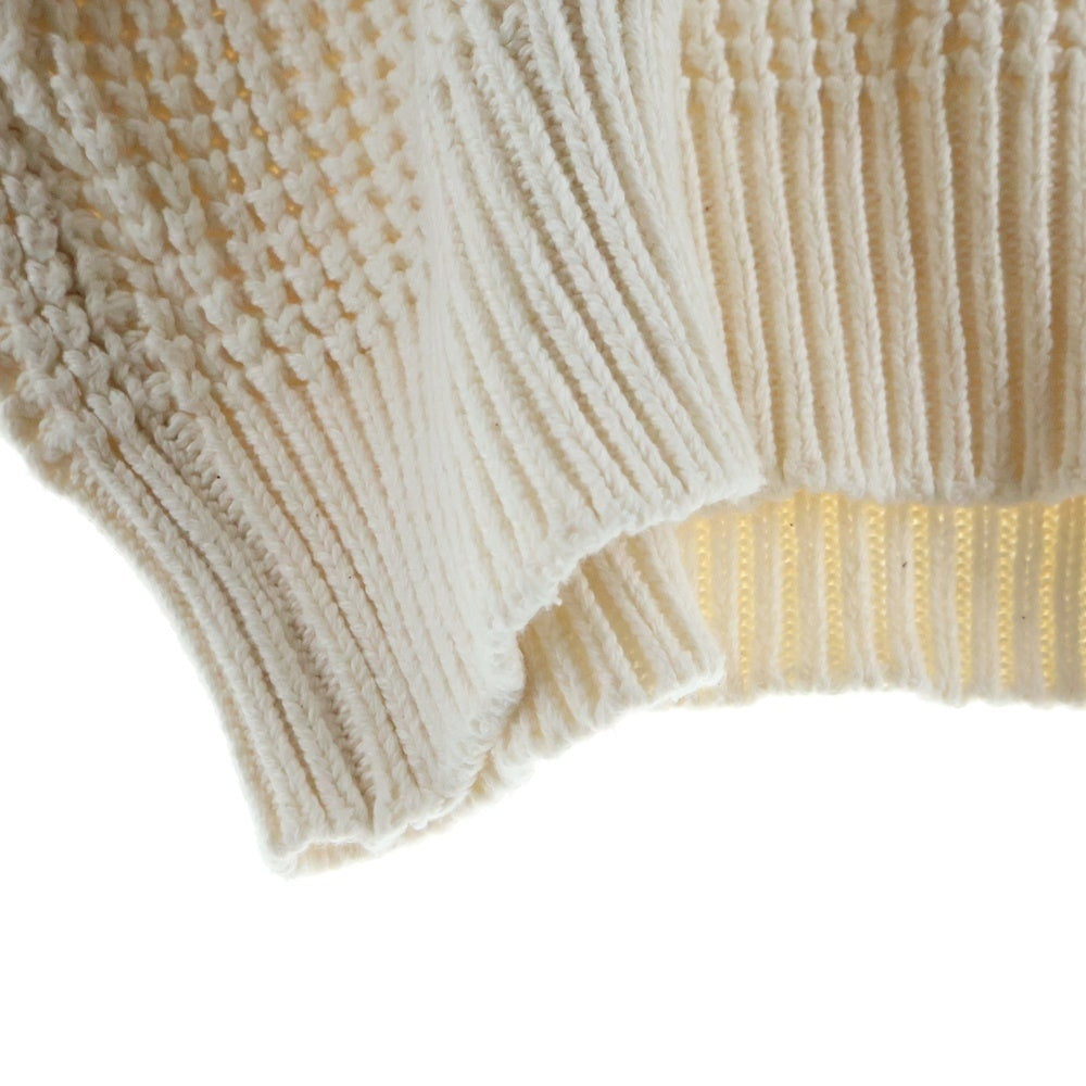 AIME LEON DORE(エメ レオン ドレ) V Neck Knit Sweater Vネックニットセーター ホワイト