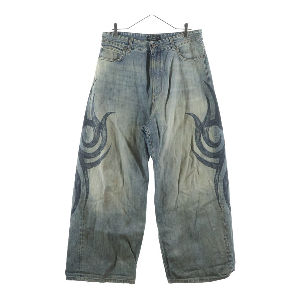 BALENCIAGA(バレンシアガ) 24AW Y2K Stretched Knee Baggy Jean