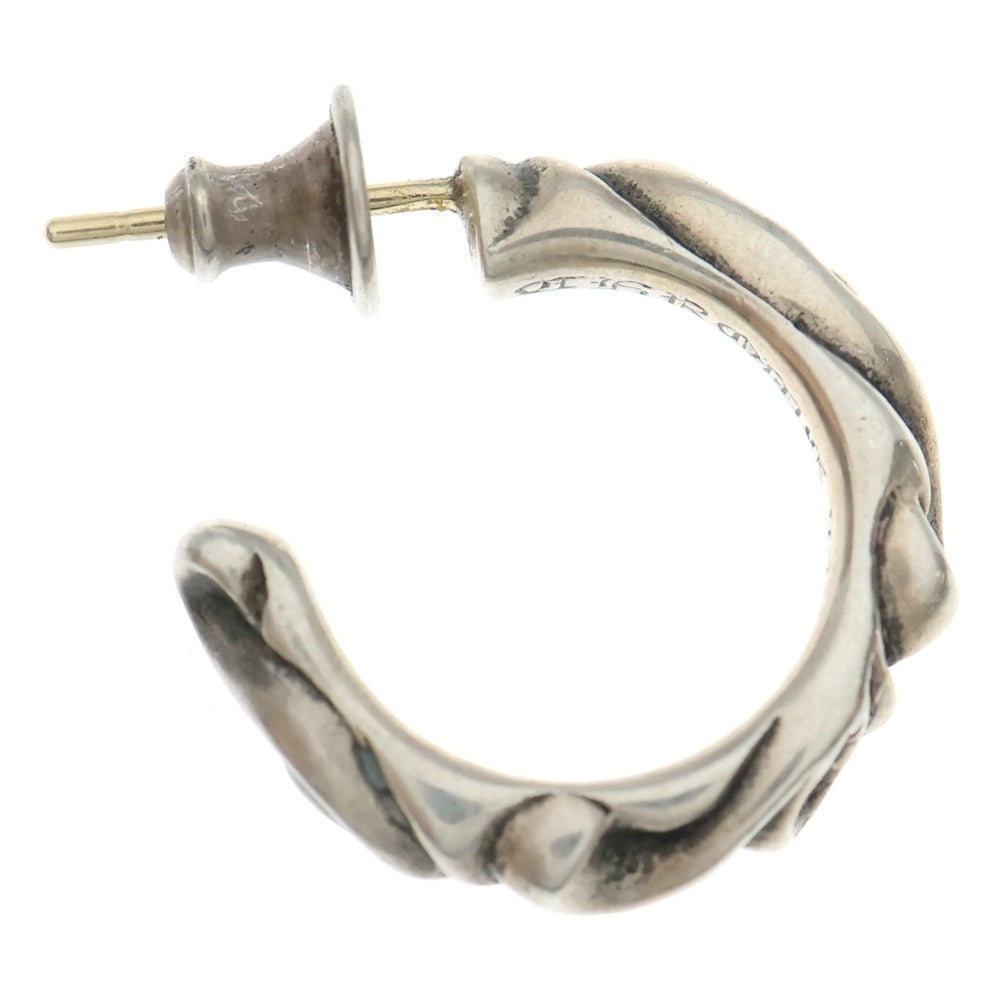 CHROME HEARTS(クロムハーツ) HOOP SCROOL スクロール フープピアス シルバー BCA102