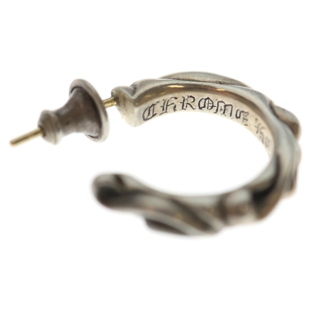 CHROME HEARTS(クロムハーツ) HOOP SCROOL スクロール フープピアス シルバー BCA102