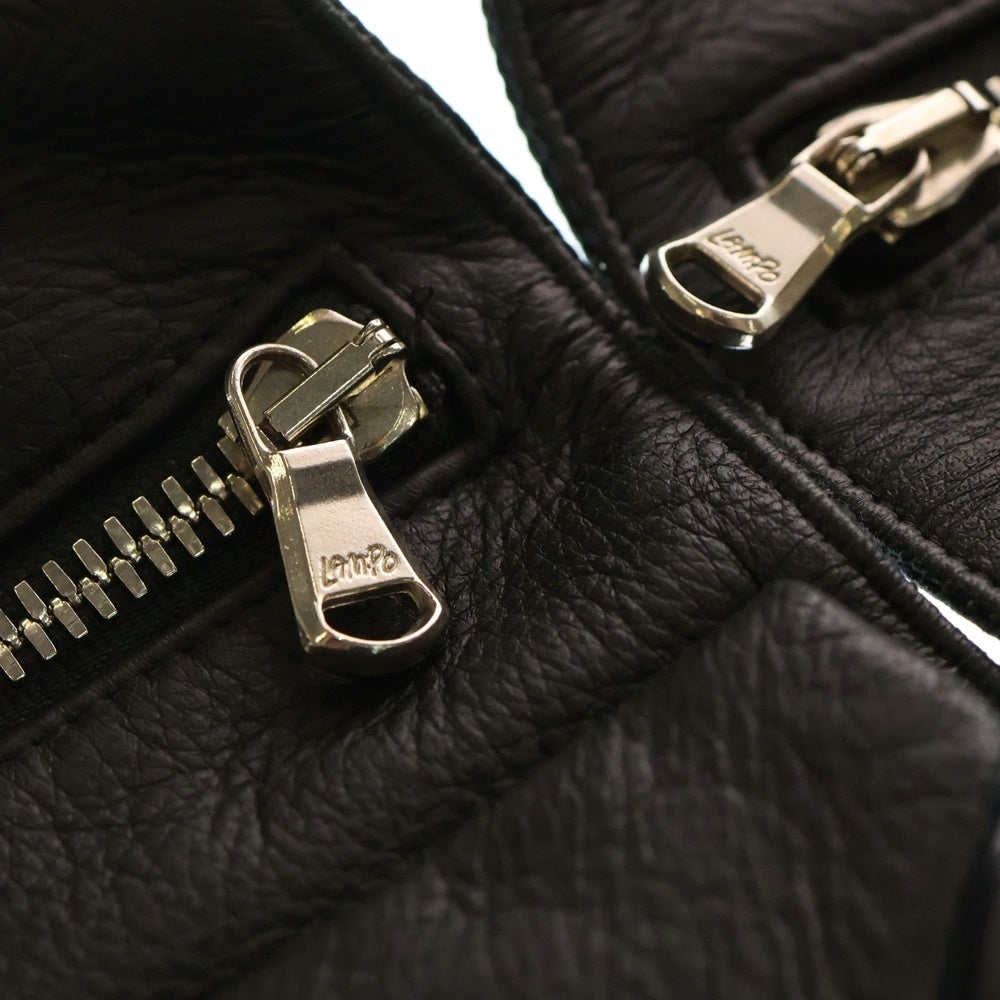 NAMACHEKO(ナマチェコ) 18SS Leather Waist Bag レザーウエストバッグ ウエストポーチ ブラック