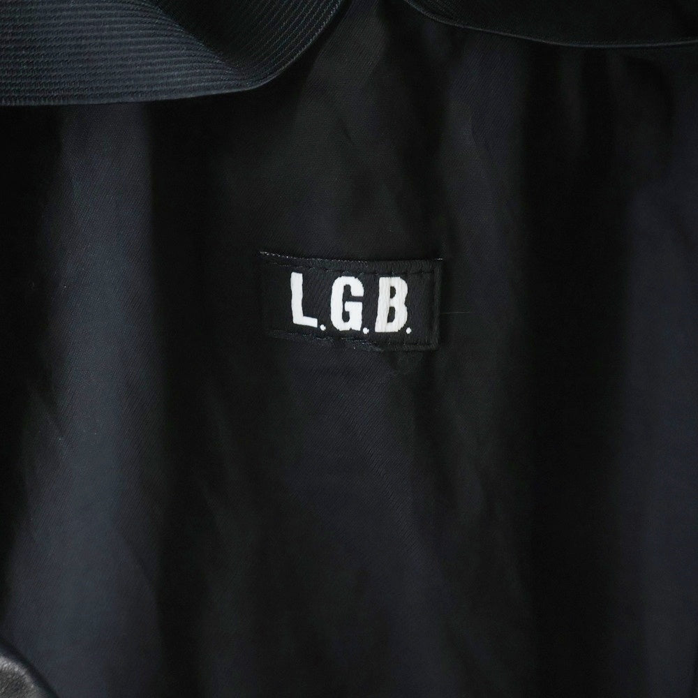 L.G.B.(ルグランブルー) BONO-14 Jacket ボノ 14 ジップレザージャケット ブラック