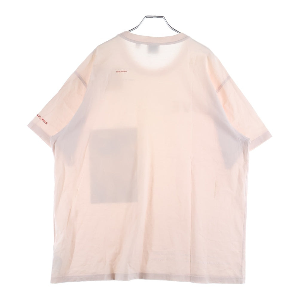 BURBERRY LONDON(バーバリーロンドン) Montage T-Shirt モンタージュ グラフィックプリント半袖Tシャツ ピンク 8030944