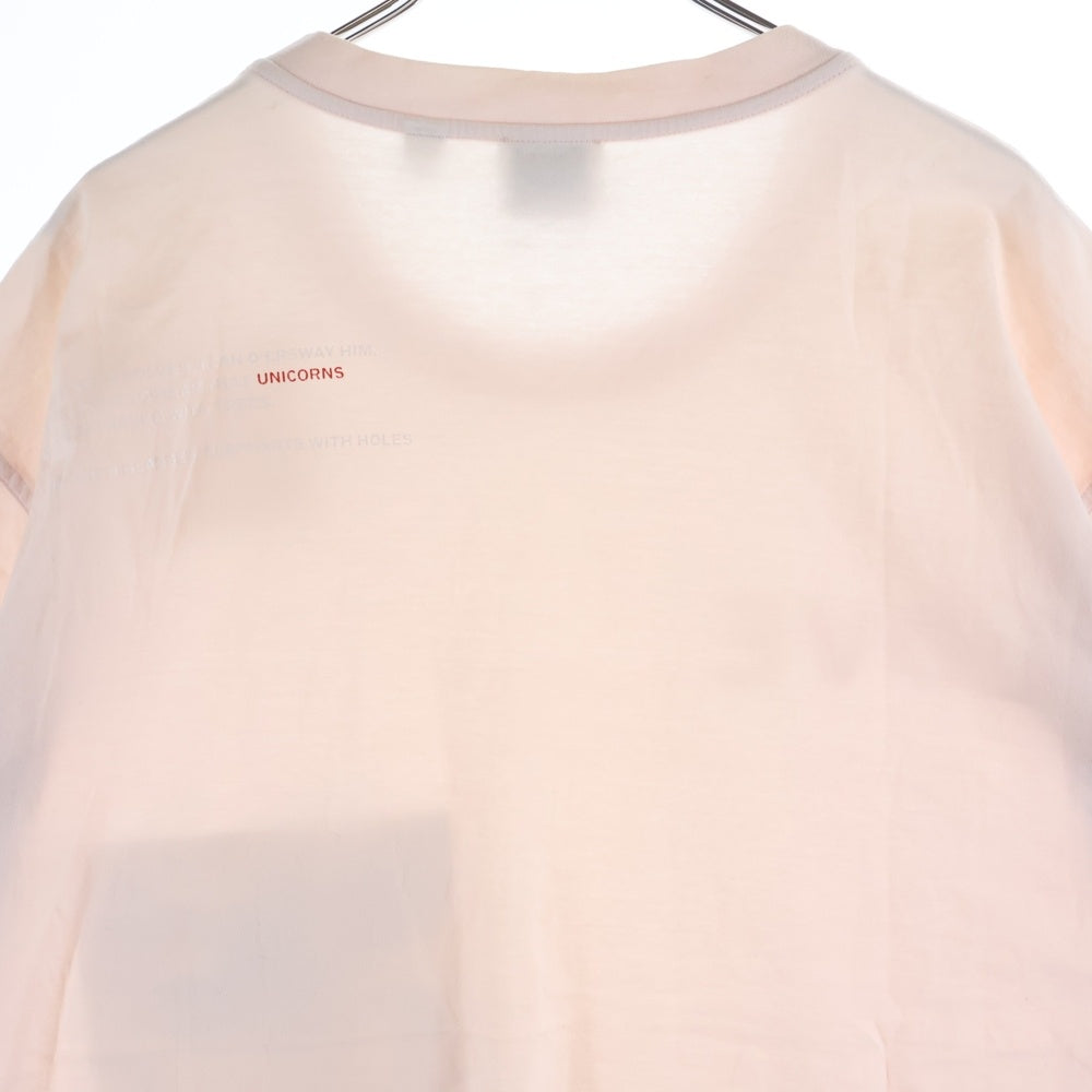 BURBERRY LONDON(バーバリーロンドン) Montage T-Shirt モンタージュ グラフィックプリント半袖Tシャツ ピンク 8030944