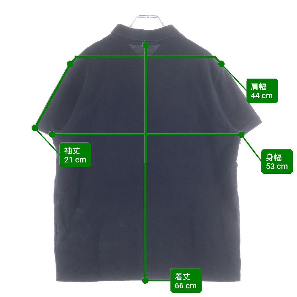 MONCLER(モンクレール) MAGLIA POLO MANICA CORTA ロゴ刺繍 半袖ポロシャツ ネイビー E10918322000