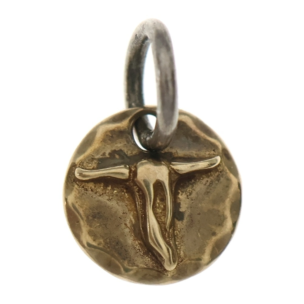 TADY & KING(タディアンドキング) K18 ロングホーン チビメタル ペンダントトップ ゴールド