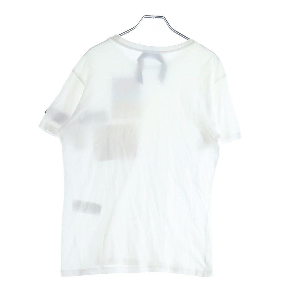 N21 numero ventuno(ヌメロ ヴェントゥーノ) フォトパッチ ルーネック 半袖Tシャツ カットソー ホワイト P18IN1M F0246333
