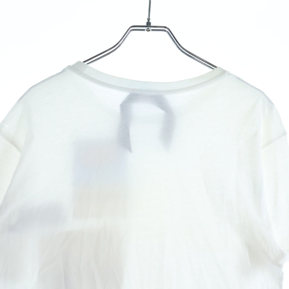N21 numero ventuno(ヌメロ ヴェントゥーノ) フォトパッチ ルーネック 半袖Tシャツ カットソー ホワイト P18IN1M F0246333