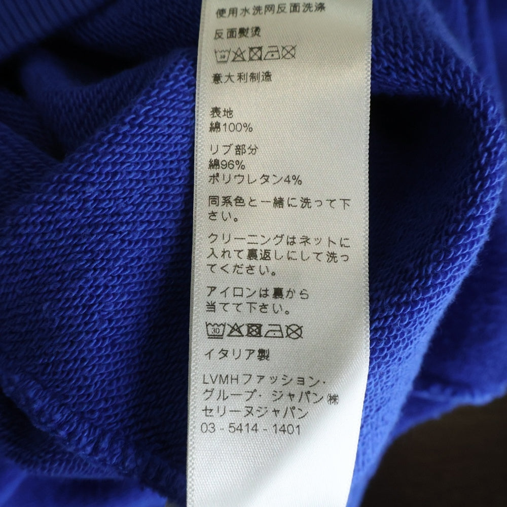 CELINE(セリーヌ) 21SS LOOSE HOODIE WHIT HOOD LOGO フードロゴ スウェット プルオーバーパーカー ブルー 2Y499052H