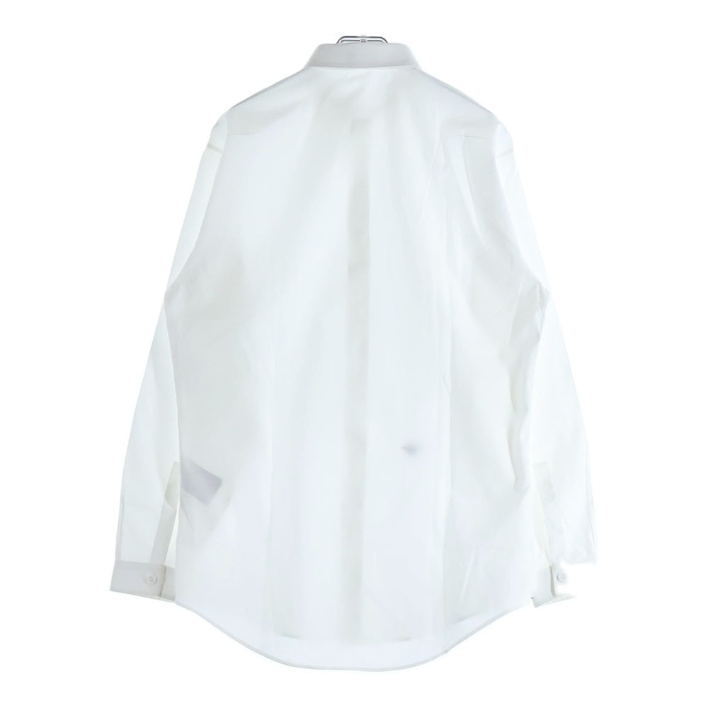 DIOR(ディオール) ビーロゴエンブロイダリー レギュラーカラー 長袖シャツ ホワイト 163C501B1581