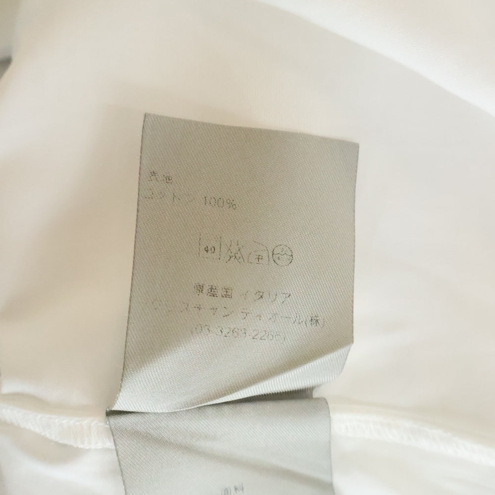 DIOR(ディオール) ビーロゴエンブロイダリー レギュラーカラー 長袖シャツ ホワイト 163C501B1581